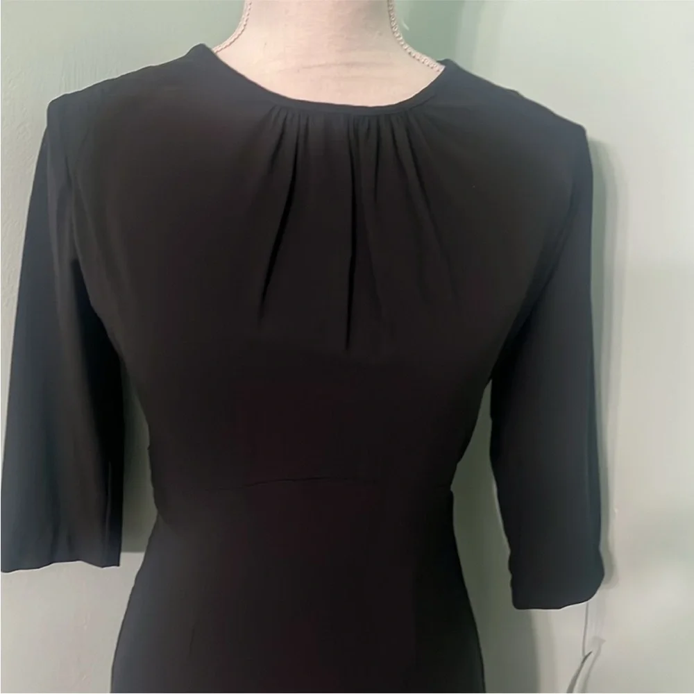 π Stop Staring pinup vintage retro Elegant Black Dress with Bow Detail - Picture 5 of 13